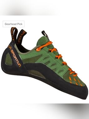 La Sportiva Tarantulace Climbing Shoes - Olive/Tiger